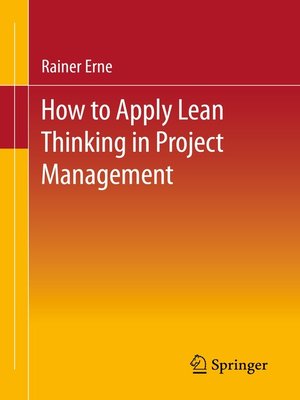 cover image of Lean Project Management--How to Apply Lean Thinking to Project Management